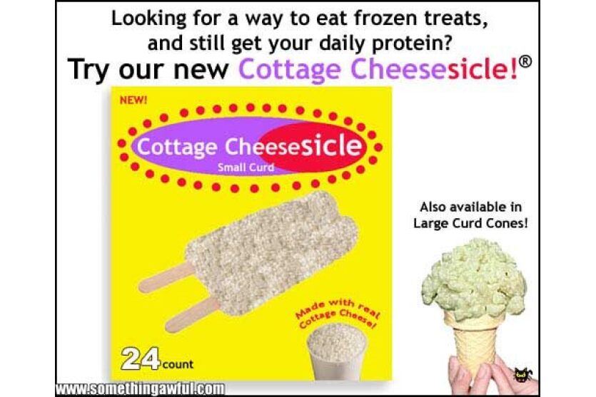New Cottage Cheesesicles funny food image