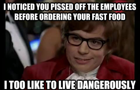 Fast Food Danger