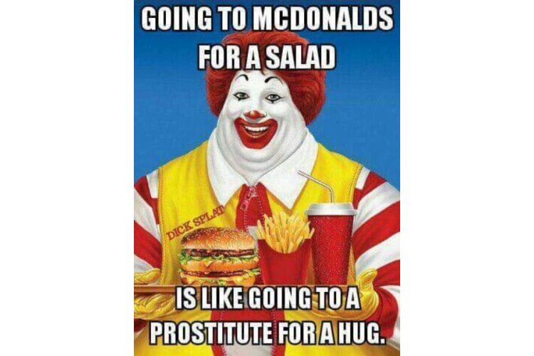 McDonalds Salads funny meme