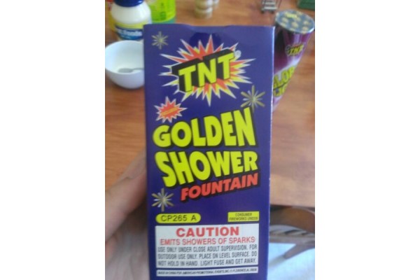 Golden Shower firework image