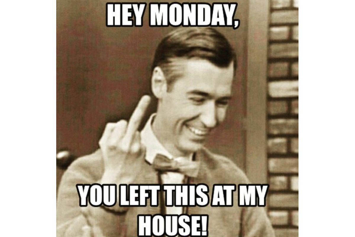 hey monday mister rogers image