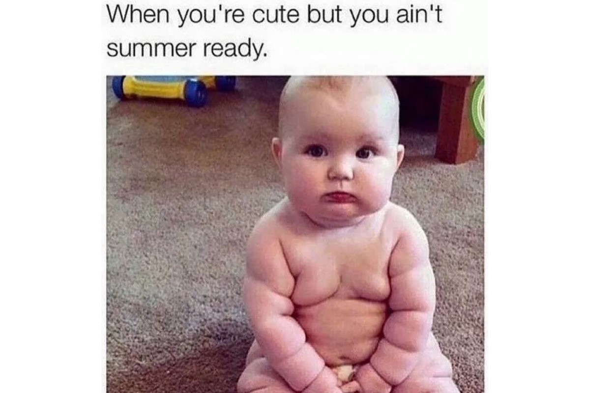 not summer ready baby image