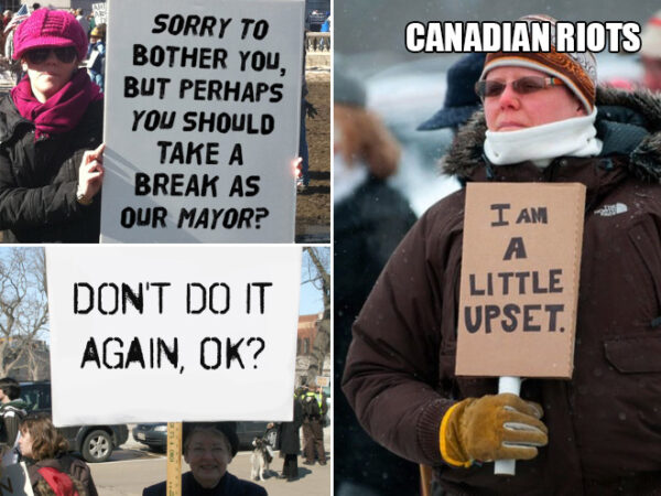 funny canadian riots image meme