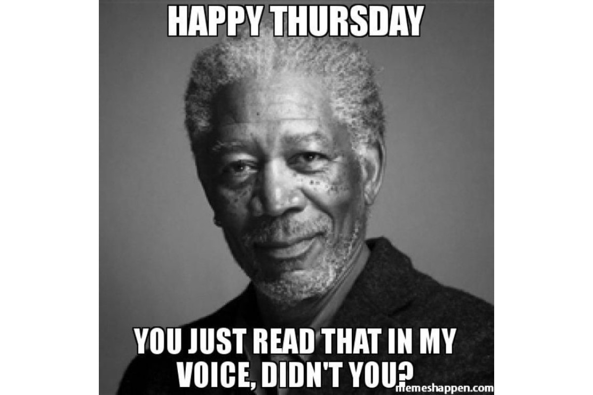 Happy Thursday Morgan Freeman image