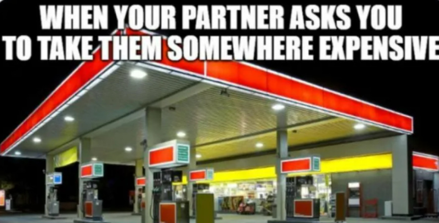 Gas station is an expensive date