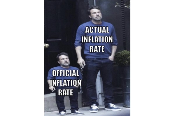 biden admin Inflation rate meme