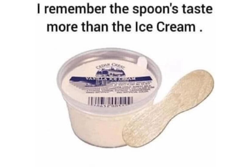 wood spoon ice cream image