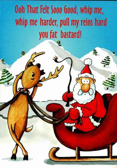 Christmas Funnies 2 Whip Me Santa image