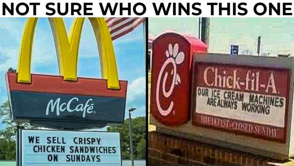 McDonalds vs Chick-Fil-A image who wins?