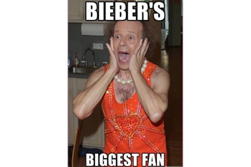 Biebers biggest fan image