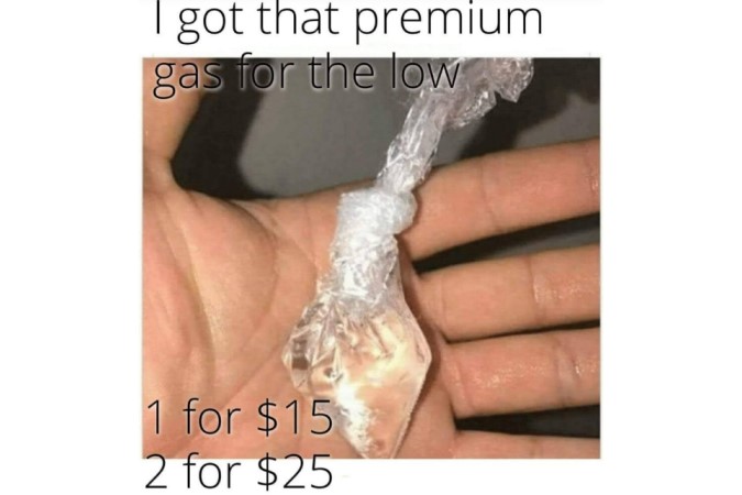 premium gas prices funny crack meme