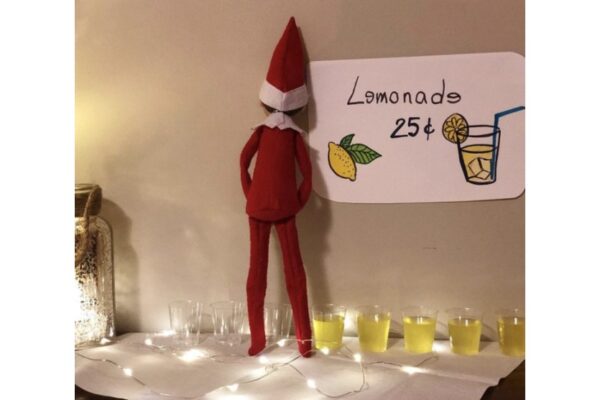 Funny naughty Elf on a Shelf Lemonade image