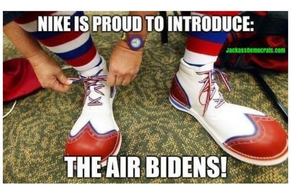 Funny Air Biden Shoes from Nike image