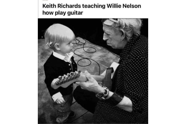 Keith Richards Willie Nelson image
