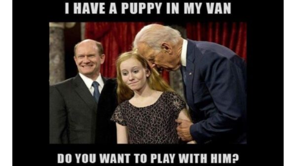 Creepy Joe Puppy in his van image