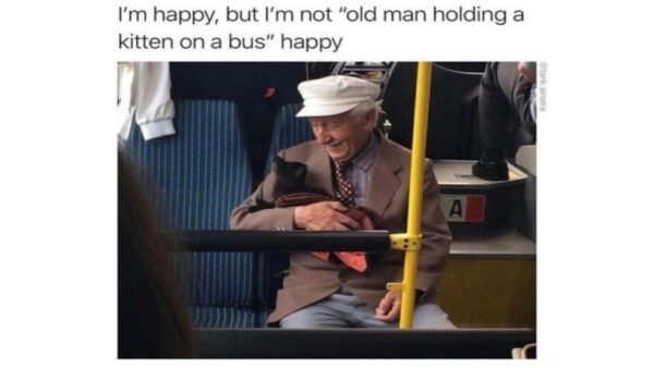 old man happy image