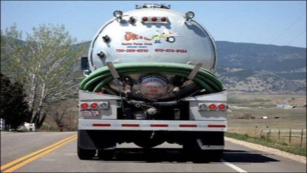 yesterday's meals on wheels Septic Sign image