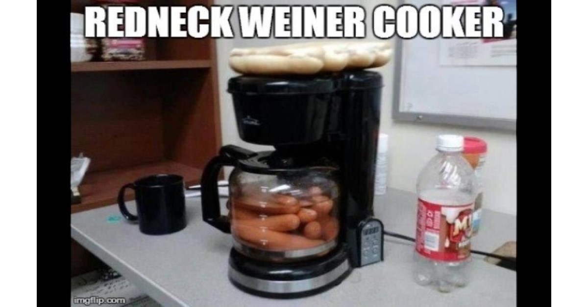 redneck wiener cooker image