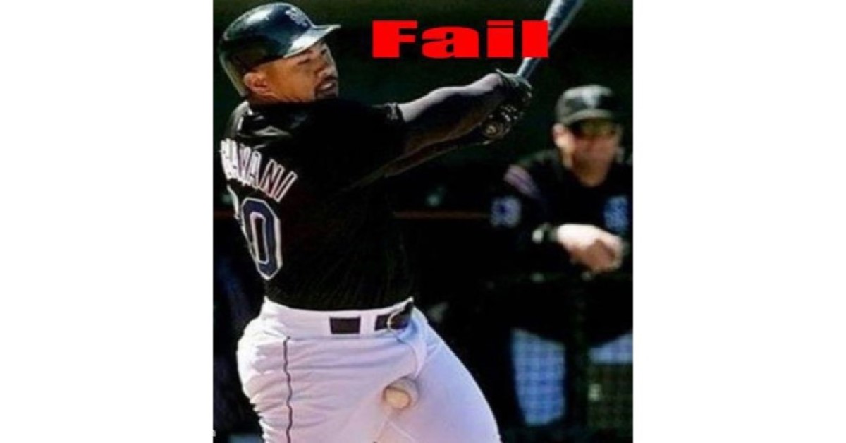 funny baseball fail photo