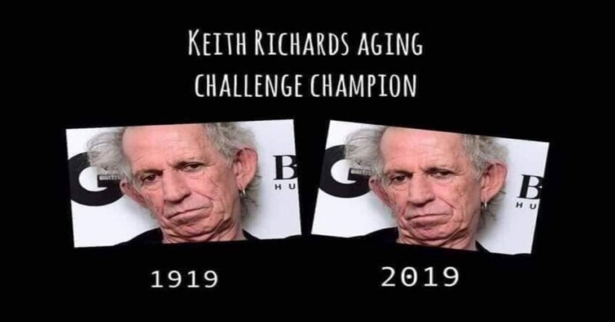 Keith Richards Aging image